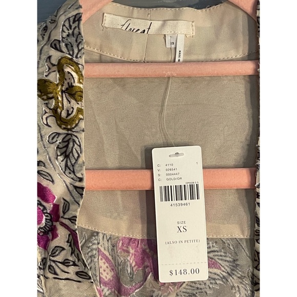 Anthropologie Flower Paisley Wrap Blouse NWT Size XS - Picture 6 of 11